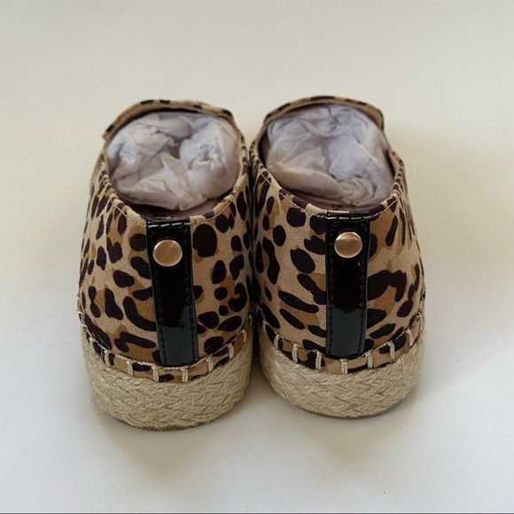 Dr. Scholls Be Energized Find Me Brown Leopard Round Toe Espadrilles Womens 6M - Picture 3 of 9